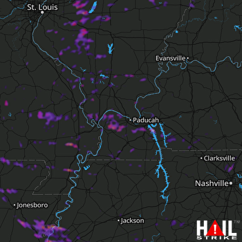 Hail Map Harrisburg, IL 06-21-2018