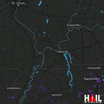 Hail Map Franklin, TN 07-06-2018
