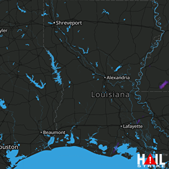 Hail Map Liberty, MS 02-11-2021