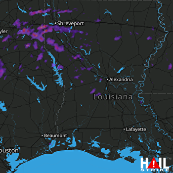 Hail Map Longview, TX 05-29-2017