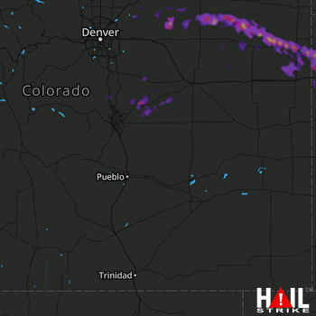 Hail Map Peyton, CO 05-27-2017