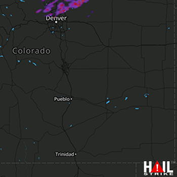 Hail Map Longmont, CO 06-19-2018