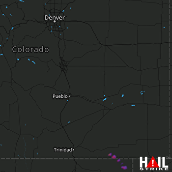 Hail Map PUEBLO 06-22-2018