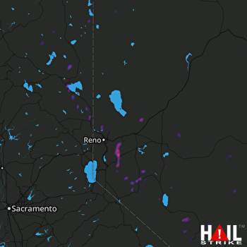 Hail Map Dayton, NV 07-25-2017