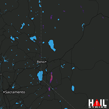 Hail Map Dayton, NV 05-25-2018