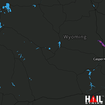 Hail Map RIVERTON 08-12-2017