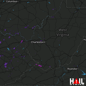 Hail Map Franklin, KY 06-16-2019