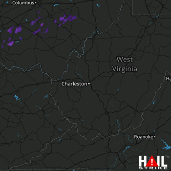 Hail Map Hillsboro, OH 04-29-2017