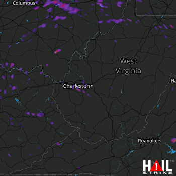 Hail Map Lancaster, OH 05-19-2017