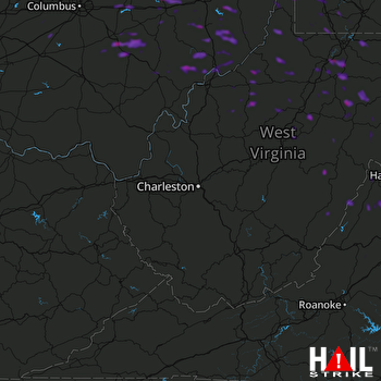 Hail Map Wheeling, WV 05-14-2018