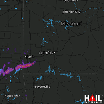 Hail Map Neosho, MO 05-20-2019