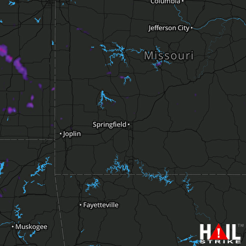 Hail Map Fair Grove, MO 07-22-2019