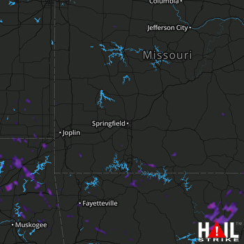 Hail Map Batesville, AR 09-26-2019