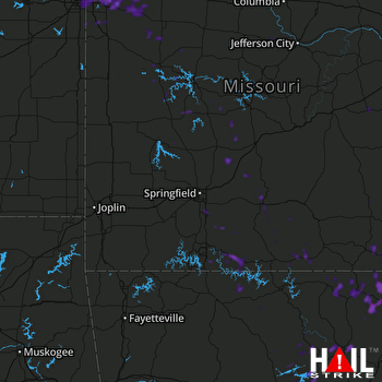 Hail Map Blue Springs, MO 07-01-2020