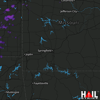 Hail Map Ottawa, KS 08-08-2020
