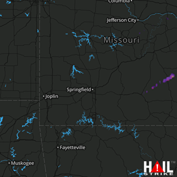 Hail Map Bunker, MO 04-28-2017