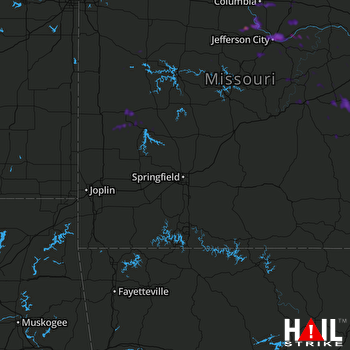 Hail Map Jefferson City, MO 06-02-2018