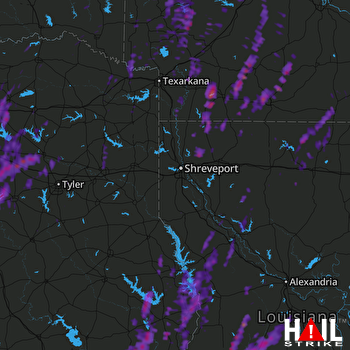 Hail Map Greenville, TX 04-29-2017
