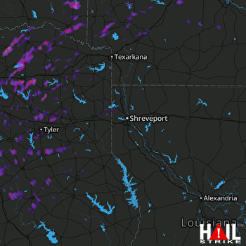 Hail Map Greenville, TX 05-11-2017