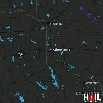 Hail Map SHREVEPORT 07-08-2017
