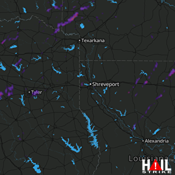 Hail Map Mabank, TX 04-14-2018