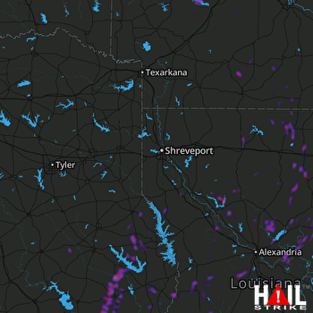 Hail Map Winnsboro, LA 05-26-2018