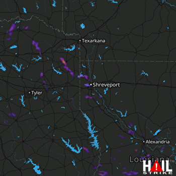 Hail Map Gilmer, TX 06-05-2018