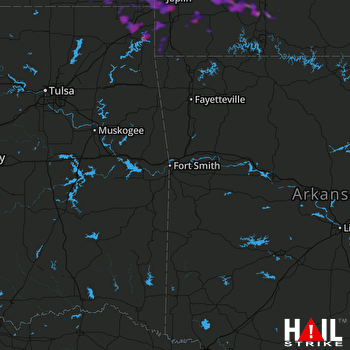 Hail Map Nixa, MO 05-07-2019