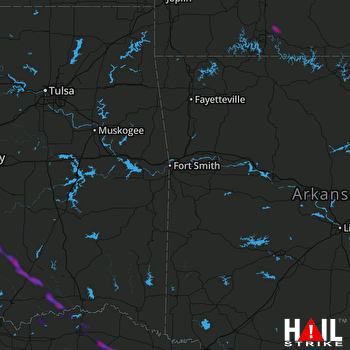 Hail Map Ada, OK 09-28-2020
