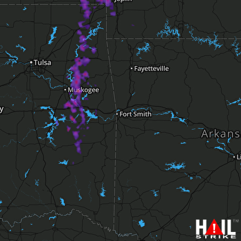 Hail Map Joplin, MO 06-17-2017