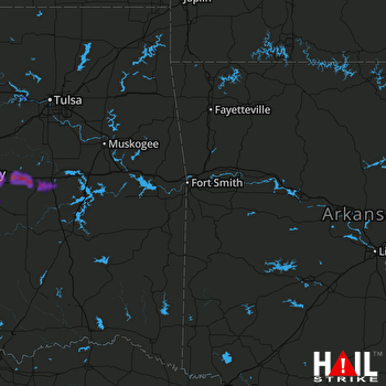 Hail Map Seminole, OK 05-31-2018