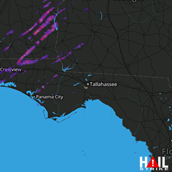 Hail Map Hudson, FL 04-05-2017