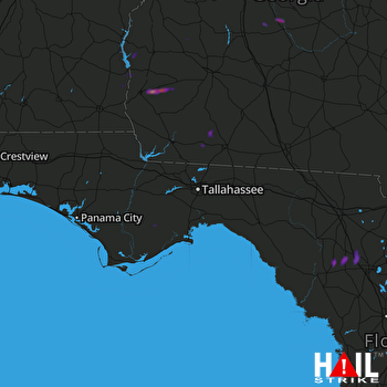 Hail Map Douglasville, GA 06-01-2017