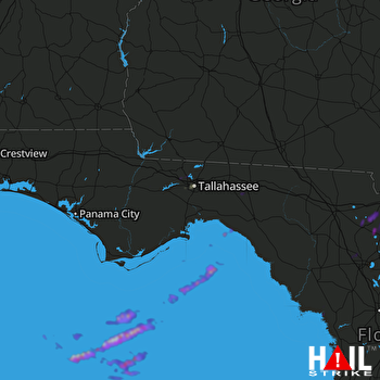Hail Map Lawtey, FL 04-10-2018