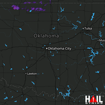 Hail Map Medford, OK 05-26-2019