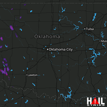 Hail Map Sayre, OK 05-25-2020