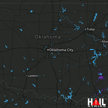 Hail Map Clayton, OK 08-06-2017