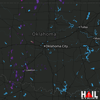 Hail Map Elgin, OK 06-30-2018