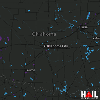 Hail Map Spencer, OK 07-15-2018