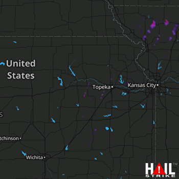 Hail Map Savannah, MO 10-08-2018