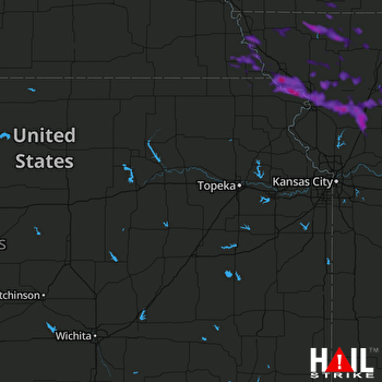 Hail Map Cameron, MO 08-20-2019