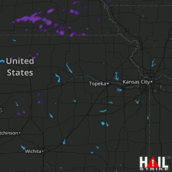 Hail Map Shenandoah, IA 09-08-2019