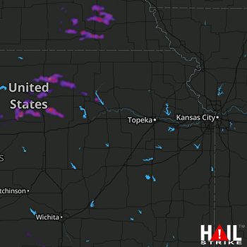 Hail Map Beatrice, NE 09-25-2019
