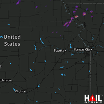 Hail Map Clarinda, IA 03-19-2020