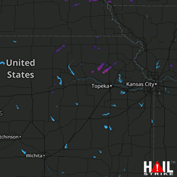 Hail Map Holton, KS 05-14-2020