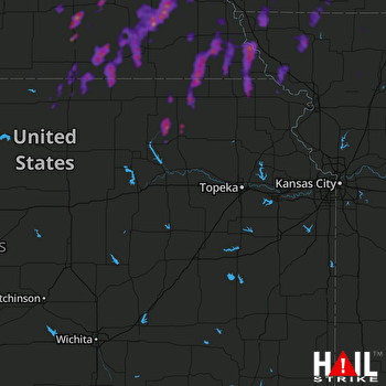 Hail Map Maryville, MO 06-10-2020