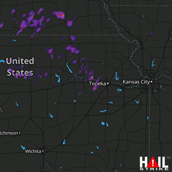 Hail Map Beatrice, NE 06-28-2020