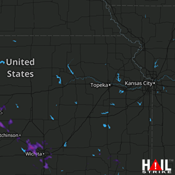 Hail Map Valley Center, KS 07-30-2020