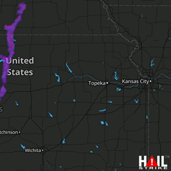 Hail Map Superior, NE 08-15-2020