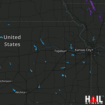 Hail Map TOPEKA 06-17-2021